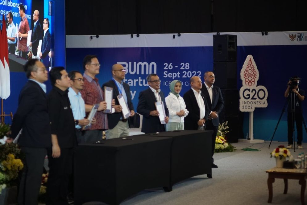 Sebagai upaya percepatan transisi energi di Indonesia, Pertamina NRE, dan PT Metra Digital Investama (MDI Ventures) menandatangani head of agreement (HoA).