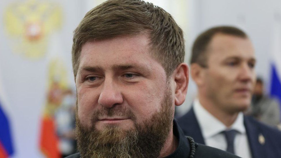 Pemimpin Chechen Ramzan Kadyrov.