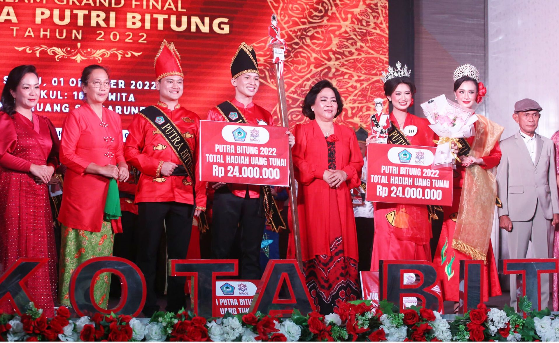 Malam Grand Final Pemilihan Putra Putri Bitung. (Foto:Istimewa)