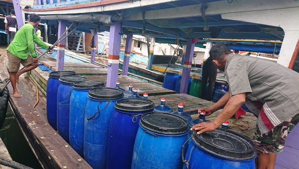 Cuaca Ekstrem Tangkapan Ikan Nelayan di Bandar Lampung Menurun