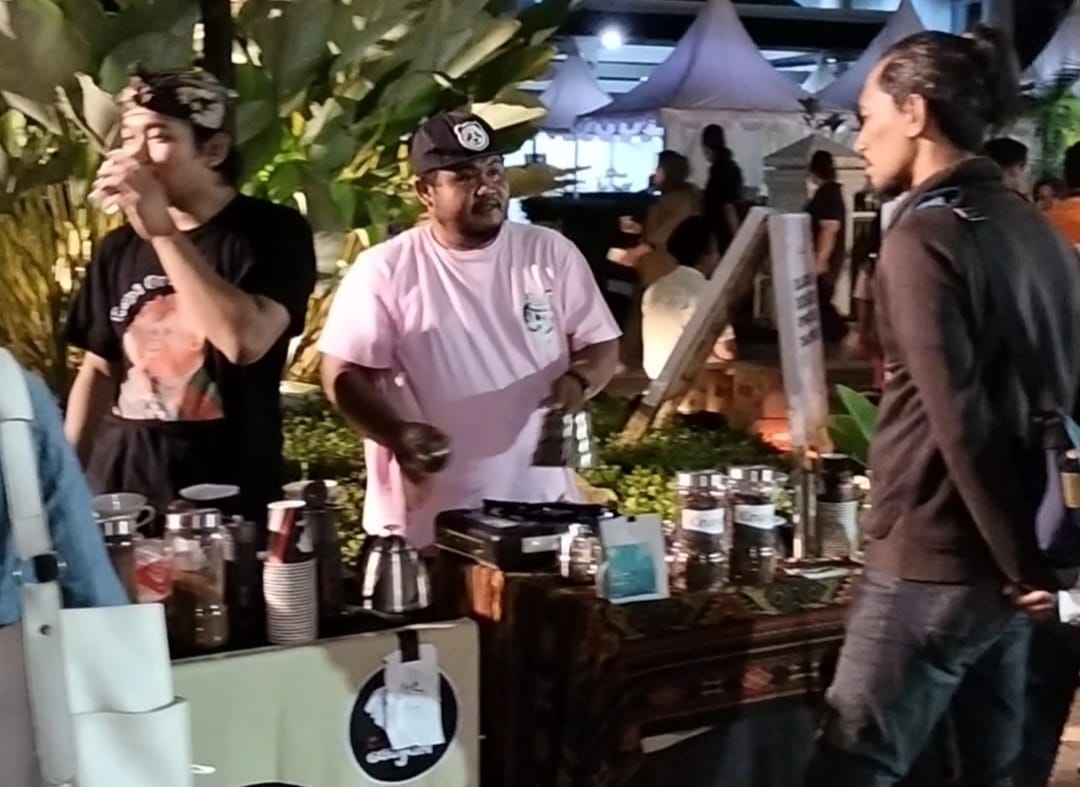 Salah satu tenant Malioboro Coffee Night 2022.