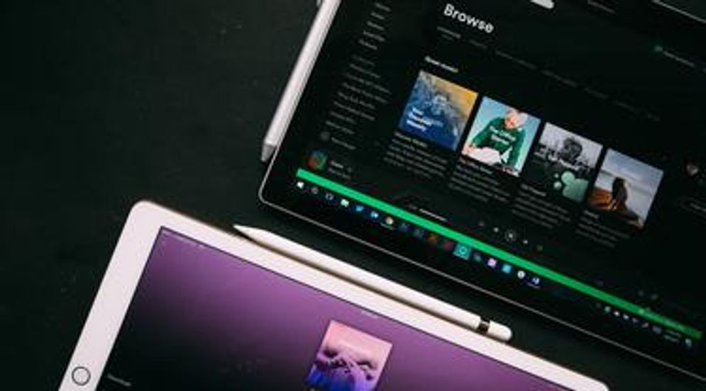 Ilustrasi aplikasi Spotify