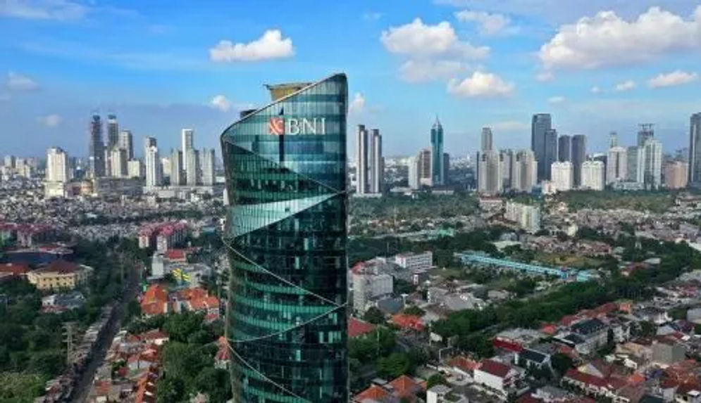 Kantor Pusat PT Bank Negara Indonesia Tbk di Jakarta, Indonesia 