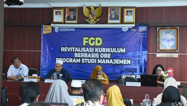 Prodi Manajemen Darmajaya FGD Revitalisasi Kurikulum OBE 