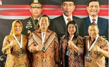 Wagub Steven Kandouw bersama sejumlah Kepala Daerah di Sulut saat menghadiri Business Matching Tahap IV di Grand Ballroom Grand Hyatt, Nusa Dua, Bali. (Foto:Istimewa)