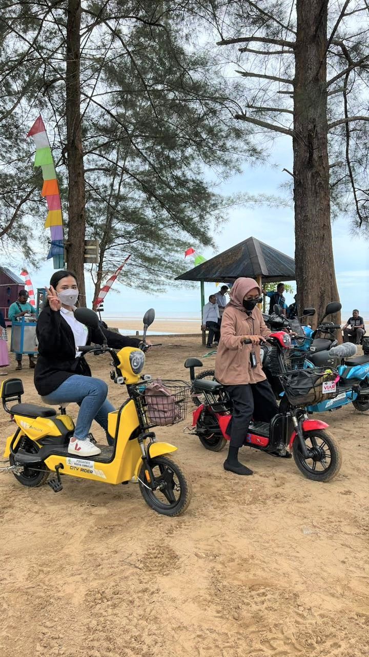 Kunjungan Meroket, CSR PLN Peduli Kembangkan Kawasan Wisata di Pantai Ambalat