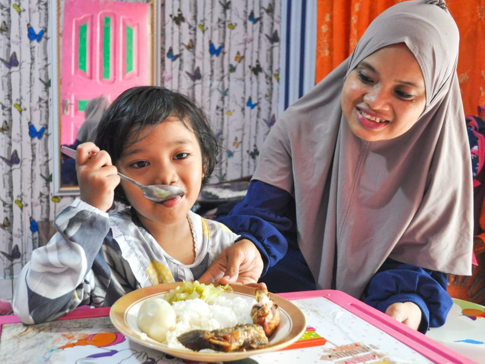 Mencegah stunting dengan asupan makanan bergizi seimbang