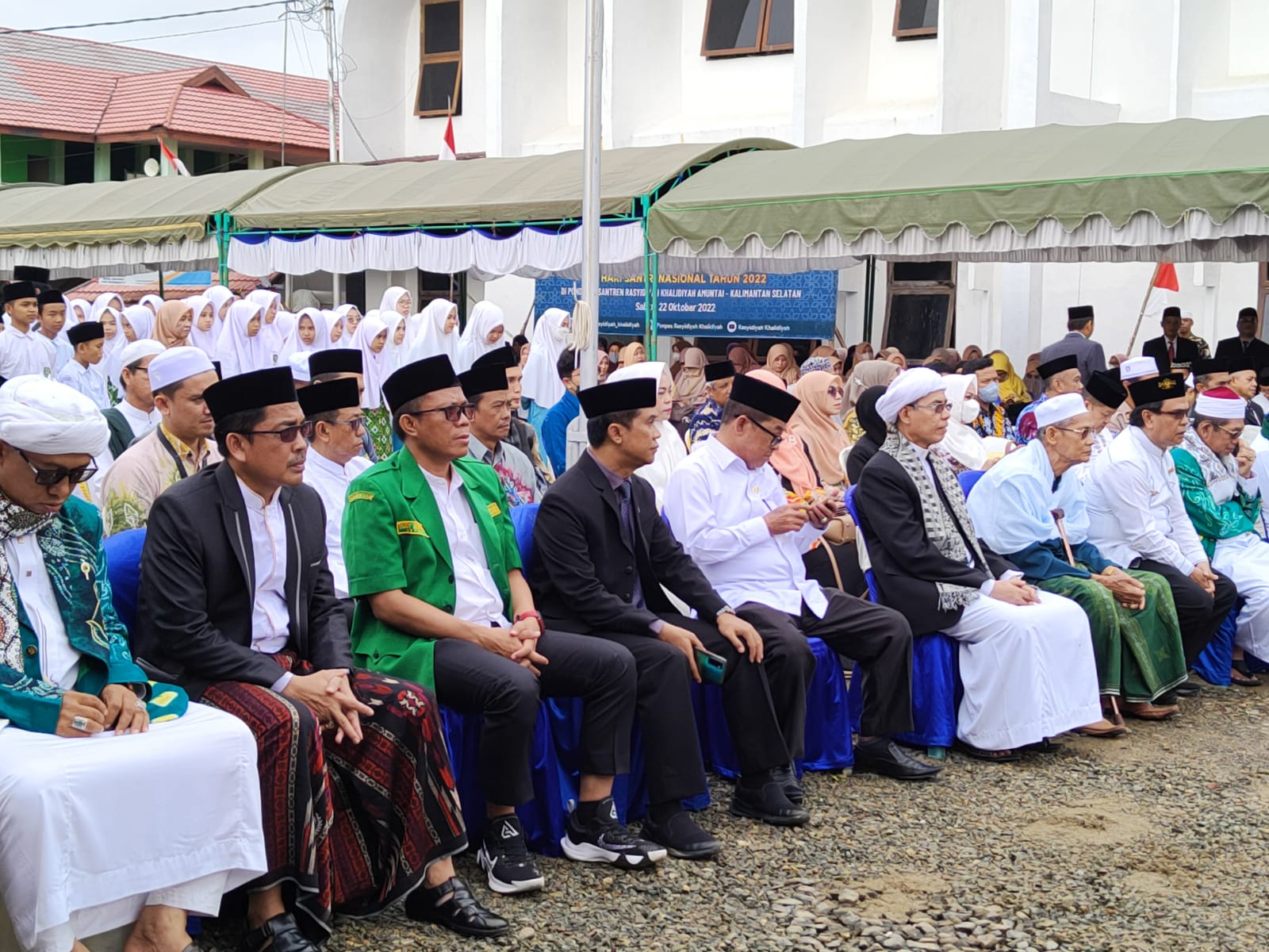 Peringatan hari Santri 2022 sekaligus seabad Pesantren Rakha Amuntai. (Foto PWNU Kalsel)