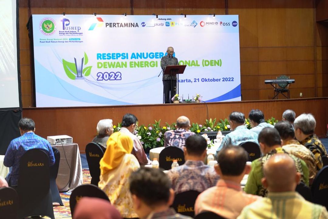 Anugerah DEN Tahun 2022 Apresiasi Provinsi Perencana Energi Terbaik