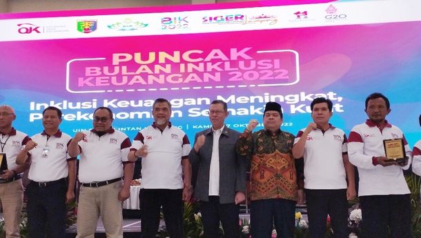 Puncak BIK 2022 Lampung,  Sukses Ciptakan Kolaborasi Perkuat Keuangan Inklusif
