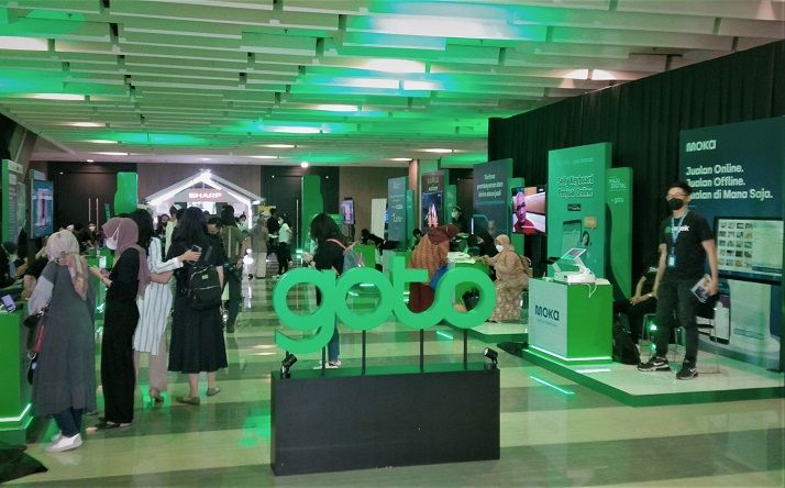 GoTo menggelar Konferensi Maju Digital 2022 di Kota Kasablanka, Jakarta, Kamis, 27 Oktober 2022.