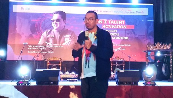 Serunya Gen Z Talent Activation di Lampung, Pesan Erick Thohir: Cerdas Digital Bebas Stunting