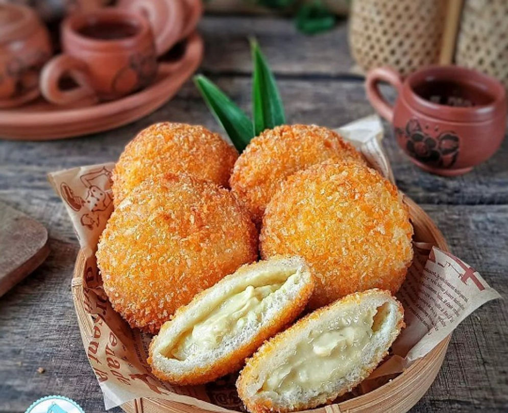 Roti goreng isi  vla durian