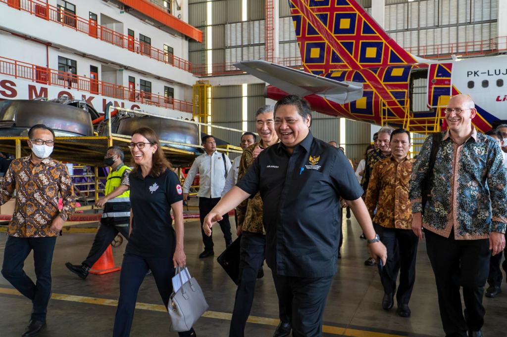 Akselerasi Investasi di KEK Batam Aero Technic, Menko Airlangga Dorong Bisnis  Aviasi Berbasis MRO Dilakukan di Dalam Negeri