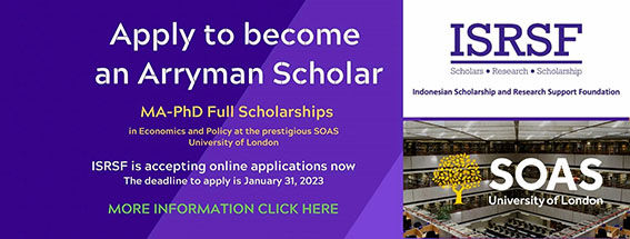 ISRSF Buka Arryman Scholarship untuk Studi Lanjut di SOAS University