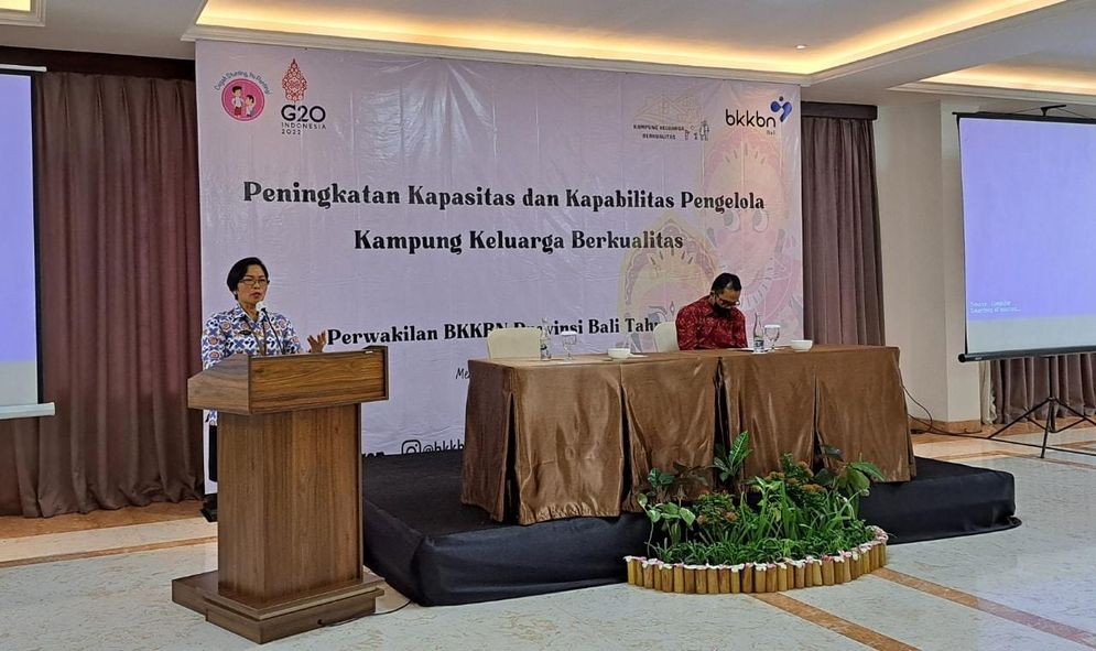 Peningkatan Kapasitas dan Kapabilitas Pengelolaan Kampung Keluarga Berkualitas di Denpasar, Rabu, 9 November 2022..jpeg