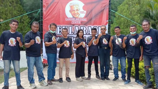 Relawan Ganjar Milenial Center Sikka Gelar Deklarasi 'Dukung Ganjar Pranowo Jadi Presiden'