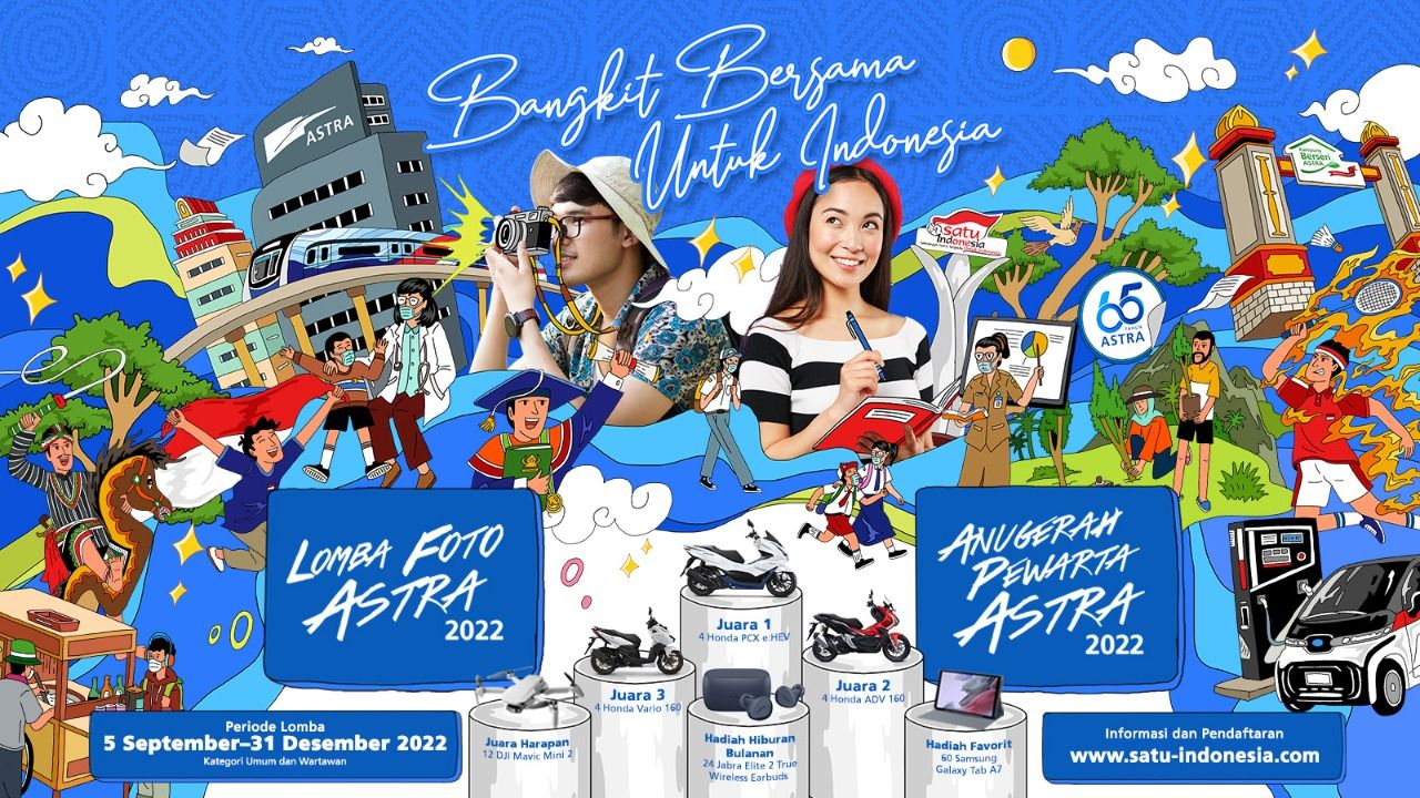 Angkat Tema Bangkit Bersama untuk Indonesia, Lomba Foto Astra dan Anugerah Pewarta Astra 2022 Digelar