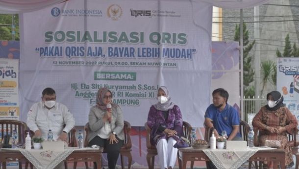 BI Lampung Sosialisasi QRIS Edukasi UMKM Metro Transaksi Nontunai