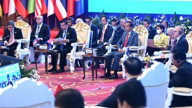 Pada ASEAN Global Dialogue Ke-2 Hari Ini, Presiden Jokowi Kemukakan Tiga Fokus Hadapi Tantangan ekonomi Kawasan