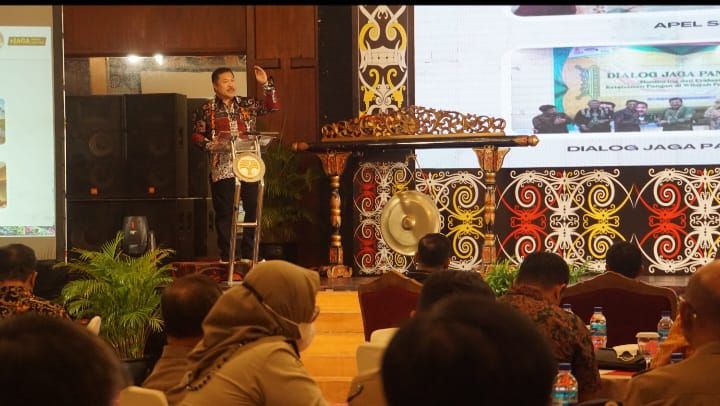 Kementerian Pertanian Republik Indonesia mengajak seluruh stake holder pertanian khususnya Provinsi Kalimantan Timur untuk memonitoring dan evaluasi ketahanan pangan