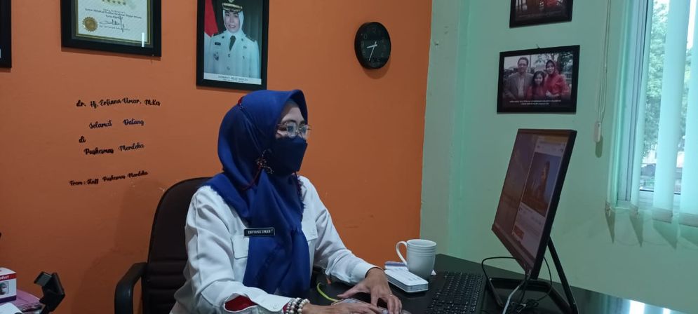 Kepala Puskesmas Merdeka, dr Erfiana Umar 