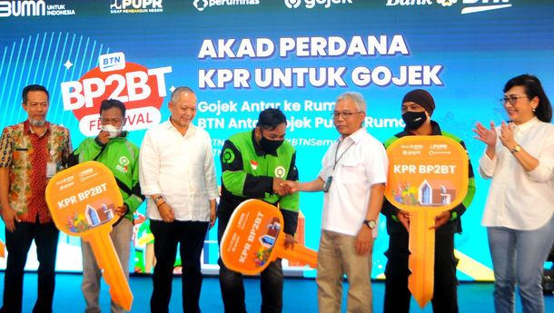 BTN Bidik Potensi KPR Subsidi Untuk 200 Ribu Mitra Gojek