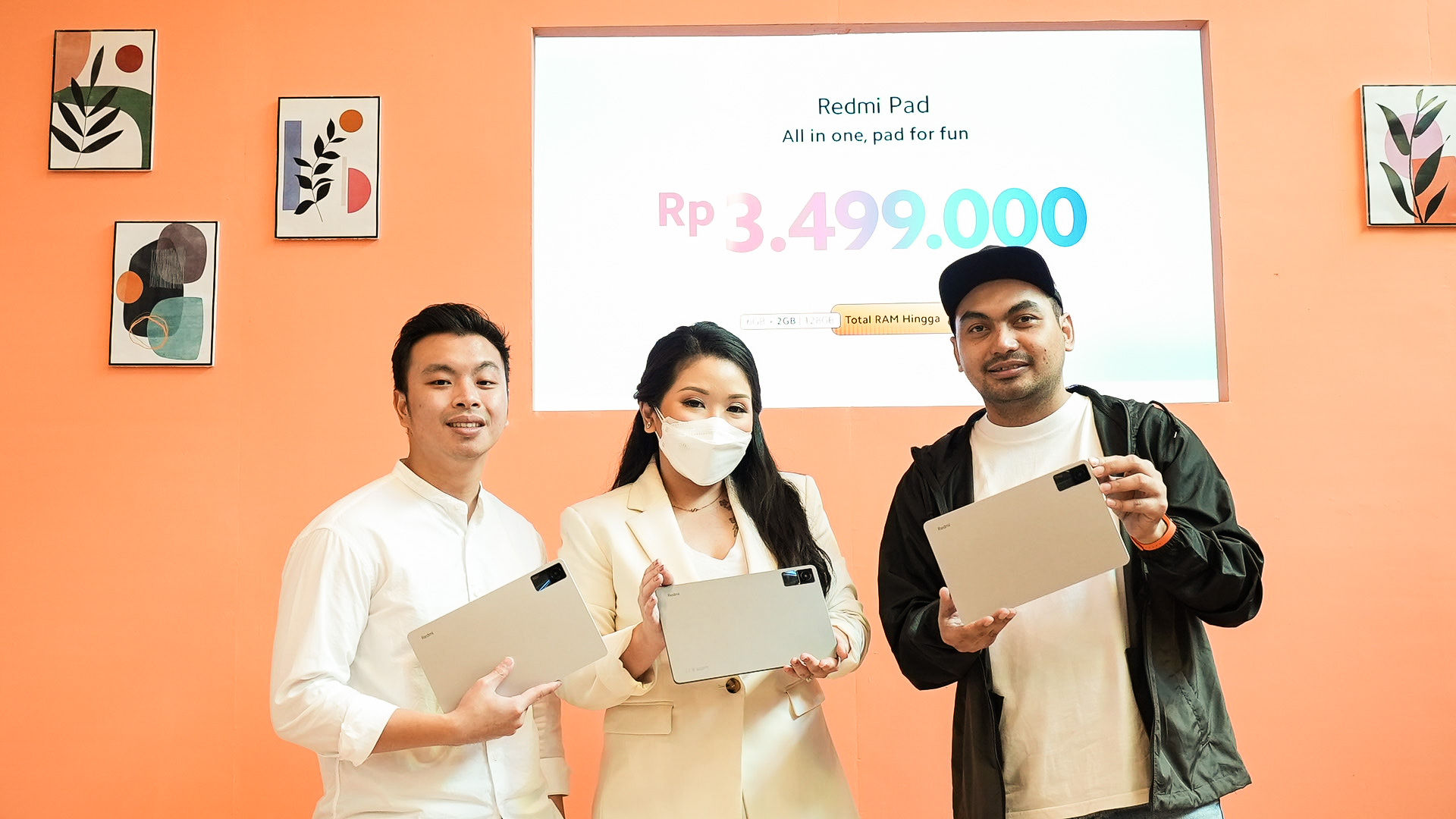 Peluncuran Redmi Pad di Indonesia.