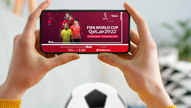 Telkomsel Bersama Vidio Hadirkan Paket Bundling Nonton FIFA World Cup Qatar 2022