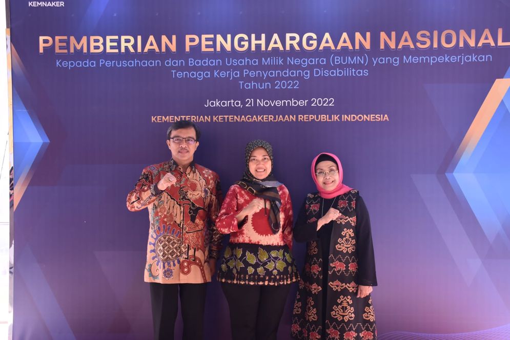 Piagam penghargaan tersebut yang  diterima Wakil Gubernur Lampung Chusnunia Chalim mewakili Gubernur, di Jakarta, Senin, 21 November 2022.