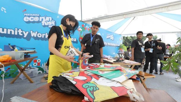 Peserta Eco Run Pertamina, Antusias Ikuti Community Workshop