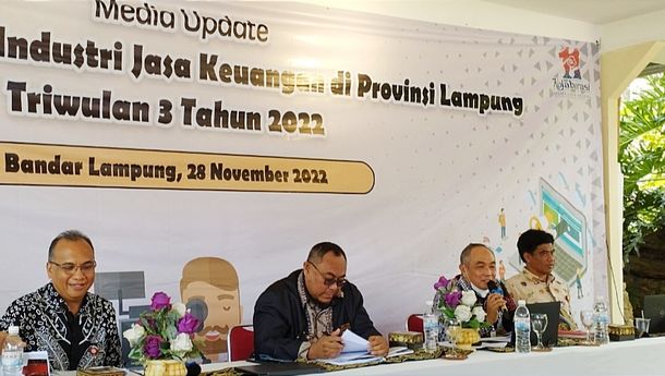 Kinerja IKNB di Lampung Triwulan III 2022, Perusahaan Pembiayaan Tumbuh Signifikan