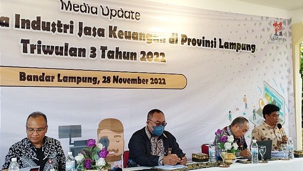 Triwulan III 2022 OJK Lampung Layani 1.039 Permintaan SLIK