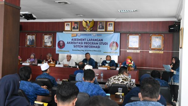 LAM Infokom Asesment Lapangan Akreditasi Prodi Sistem Informasi IIB Darmajaya