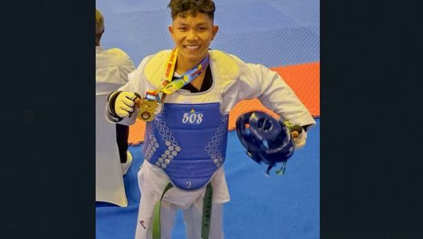 Rio, Peraih Medali Emas di Kejuaraan Taekwondo Piala Kapolri 2022 Bercita-cita Jadi Polri