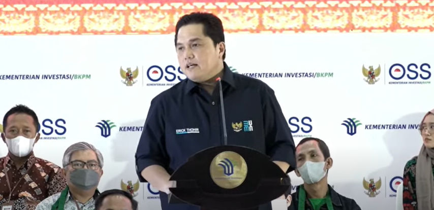 Menteri BUMN Erick Thohir