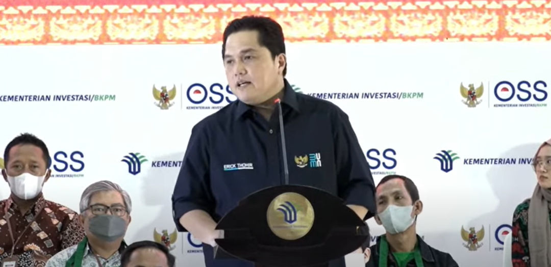 Menteri BUMN Erick Thohir