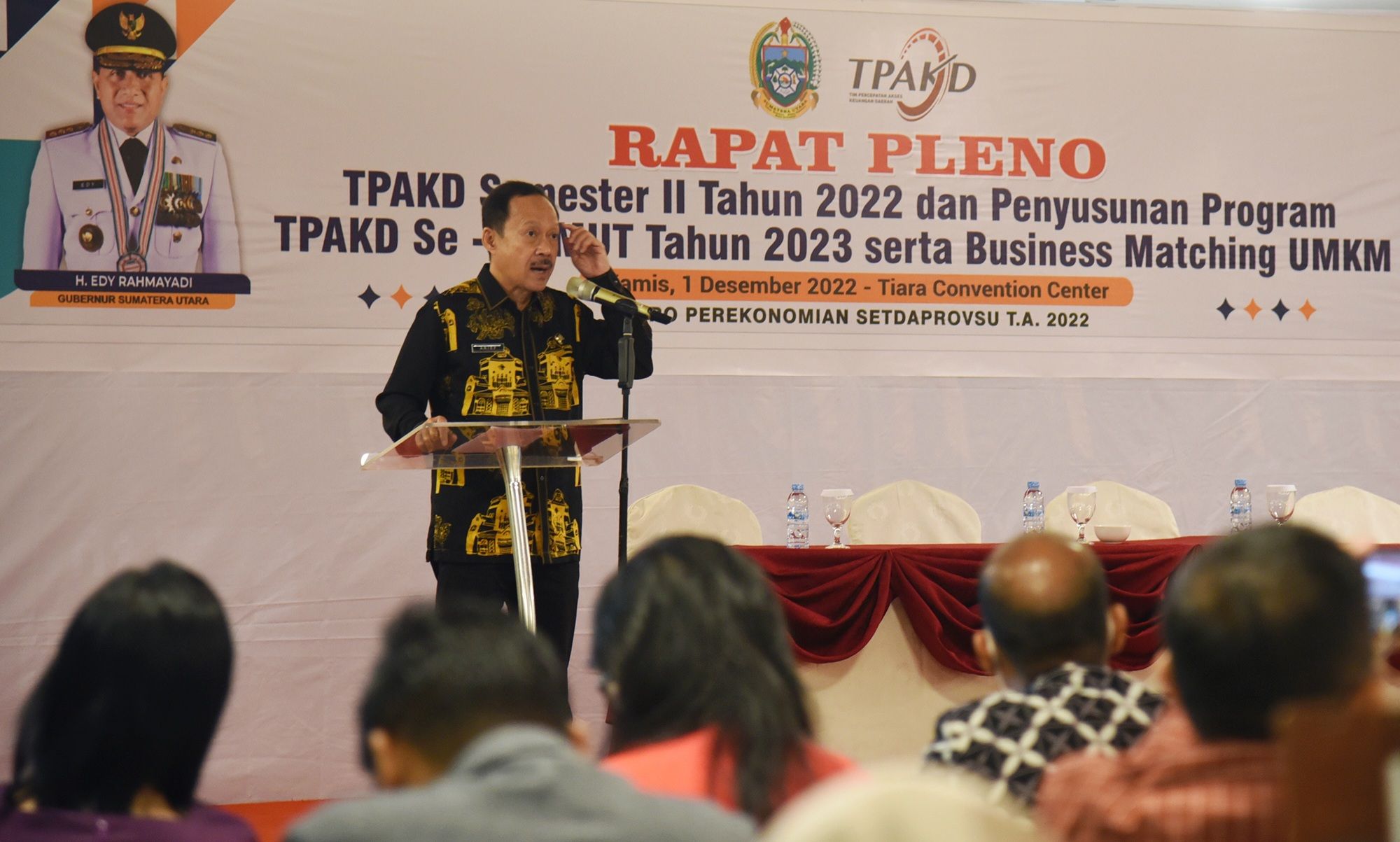 Sekretaris Daerah Provinsi Sumut Arief S Trinugroho