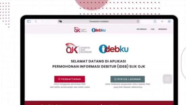 Tips Cara Akses iDebku, Cek Rekam Jejak Debitur Secara Online