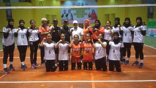 Berhasil Kalahkan Tulang Bawang, Tim Voli Putri Bandar Lampung Berhasil Lolos ke Final