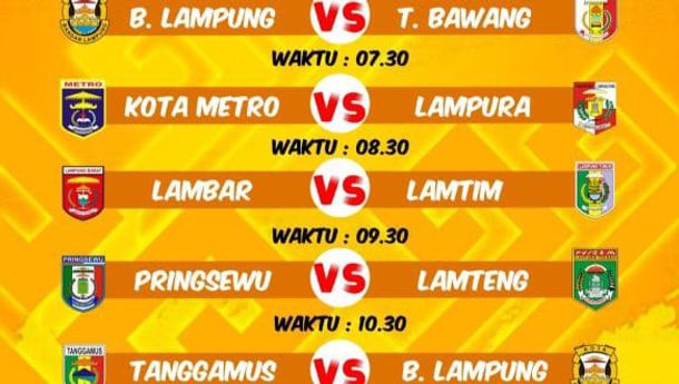 PORPROV IX: Cabor Futsal Mulai Bertanding Besok, Berikut Jadwalnya!