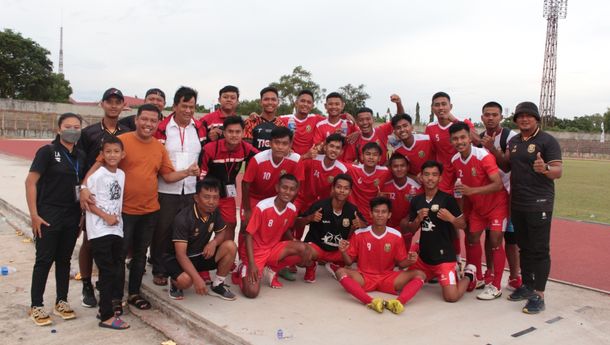 Porprov IX: Tim Sepak Bola Bandar Lampung Pimpin Puncak Klasemen Sementara Grup B