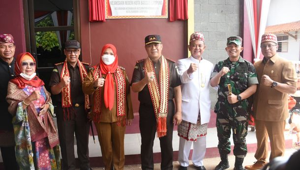 Kajati Lampung Bersama Wali Kota Resmikan Rumah Restorative Justice