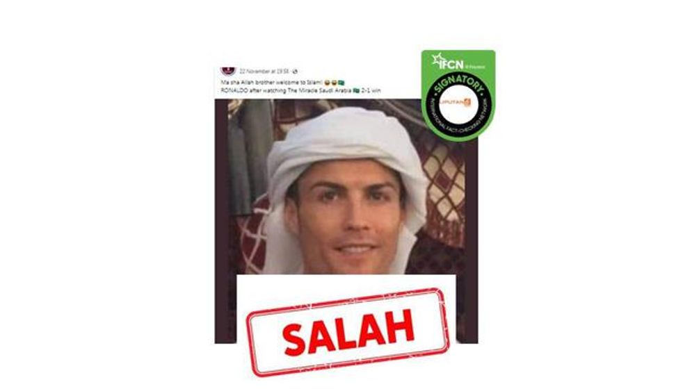Hoax: Cristiano Ronaldo Masuk Islam