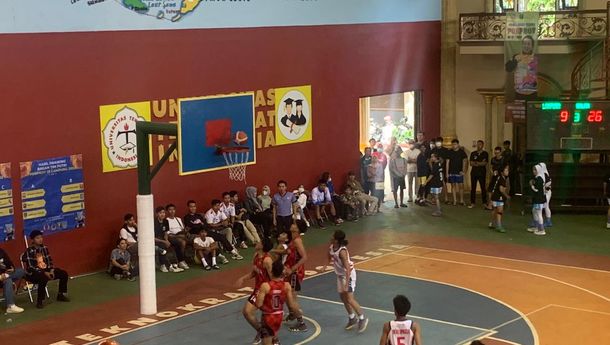 PORPROV IX: Pertandingan Perdana, Tim Basket Bandar Lampung Unggul Atas Lampung Utara
