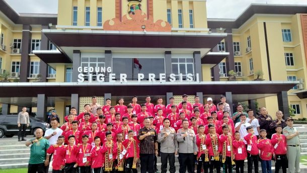 Polda Lepas Tim DCT Lampung Bertanding Kejuaraan Kapolri Cup 2022