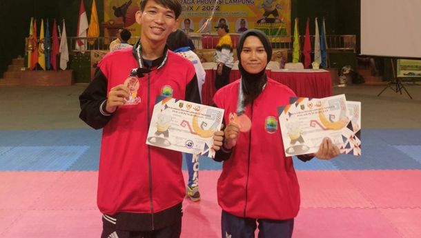 Wakili Lamsel, Mahasiswa IIB Darmajaya Raih Perunggu Cabang Taekwondo