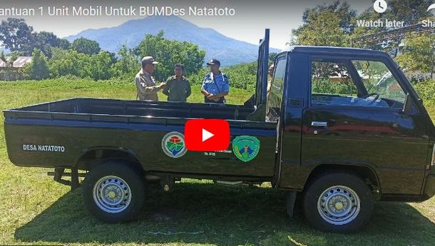 BUMDes Laka Masa di Desa Labolewa Dapat Bantuan Satu Unit Mobil dari Kemendes PDTT