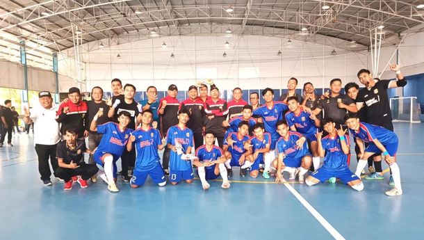 Tumbangkan Lambar di Final, Tim Futsal Bandar Lampung Raih Emas pada Porprov IX