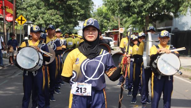 PDBI Lampung Raih Emas Pertama Cabang Lomba Ketahanan dan Ketepatan Berbaris
